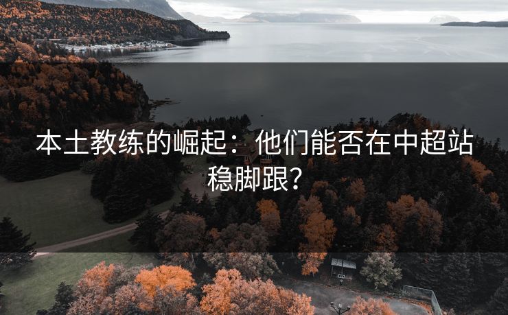 本土教练的崛起：他们能否在中超站稳脚跟？